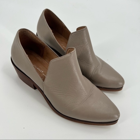 Intentionally grey leather boots shoes size 6 (euro 36) - Picture 5 of 12